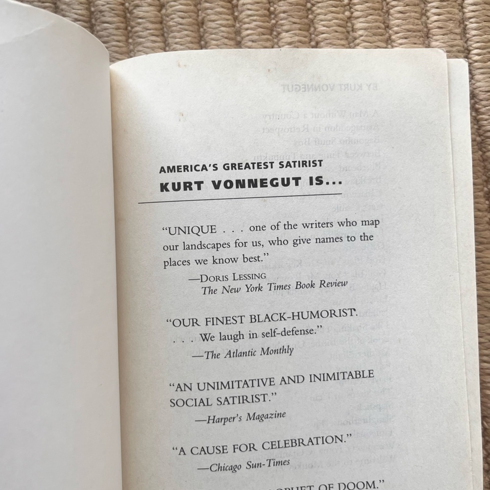 “Cat’s Cradle” by Kurt Vonnegut dark humor satire paperback novel - Picture 8 of 15
